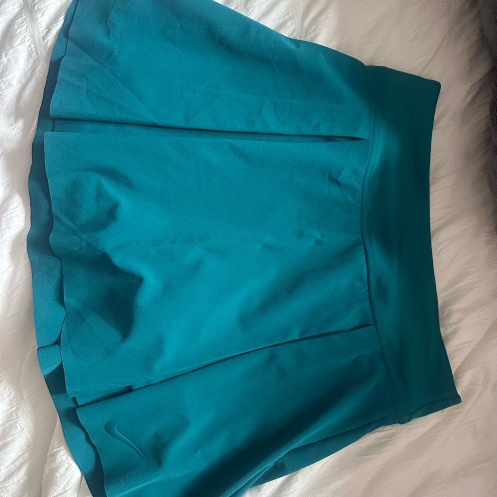 Nike Green Skater Mini Skirt Pleated Casual